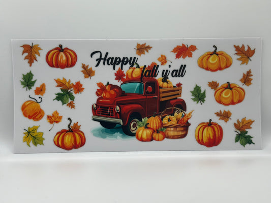 Happy Fall Y'all Truck