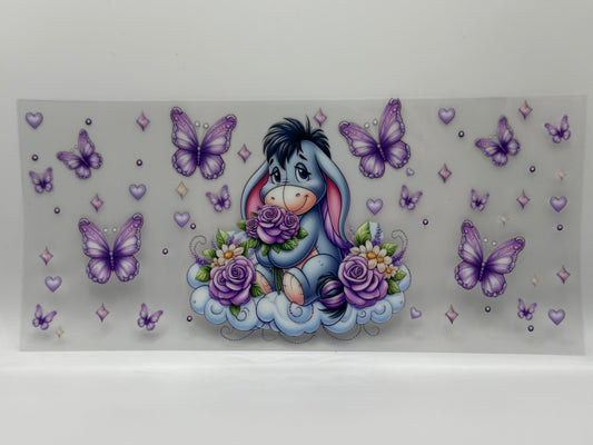 Eeyore Purple Flowers