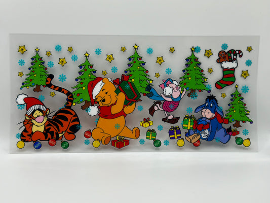 Yellow Bear Christmas Wrap 2