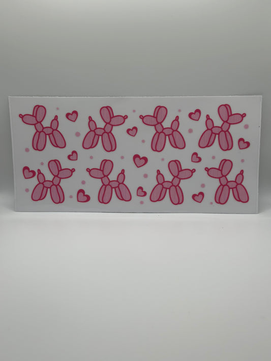 Valentine Balloon Dogs Wrap 1